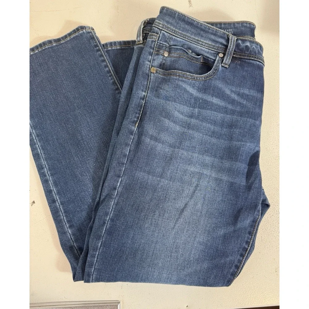 Liverpool Mens 36x30 Dark Wash Relaxed Straight Denim Jeans